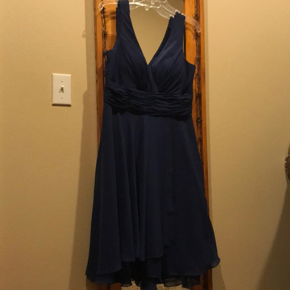 Navy blue prom dress